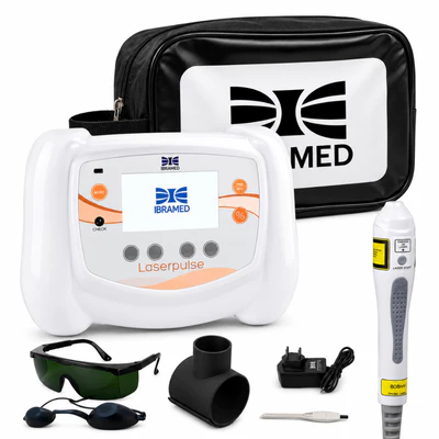 Laserpulse Probe P4 808nm Ibramed Laser Infravermelho Com Bolsa Transparente de Transporte