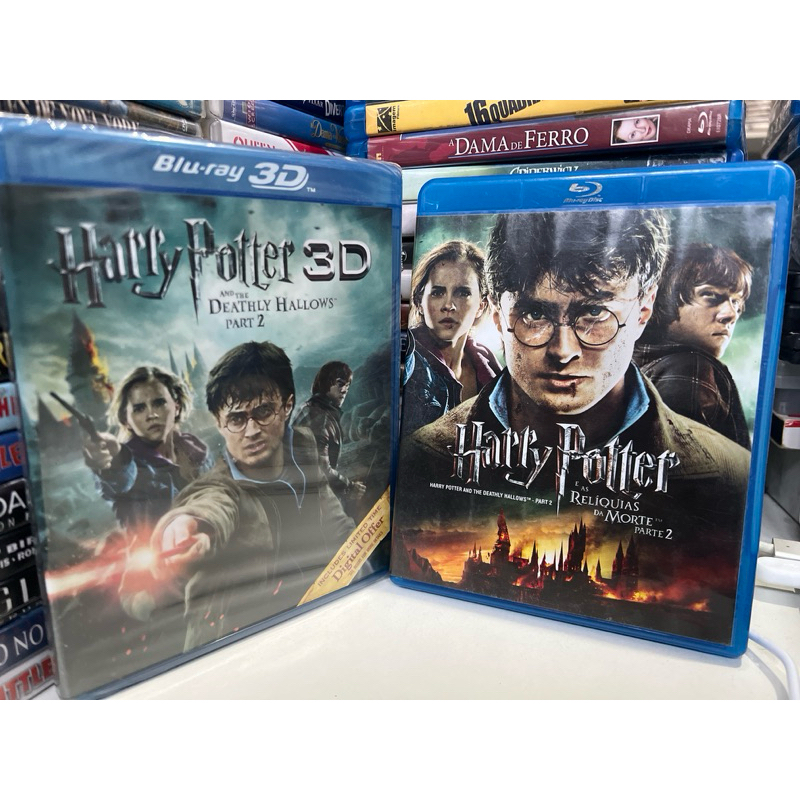 Harry Potter Relíquias Da Morte Parte 2 3D Importado Lacrado + Parte 2 Blu-ray