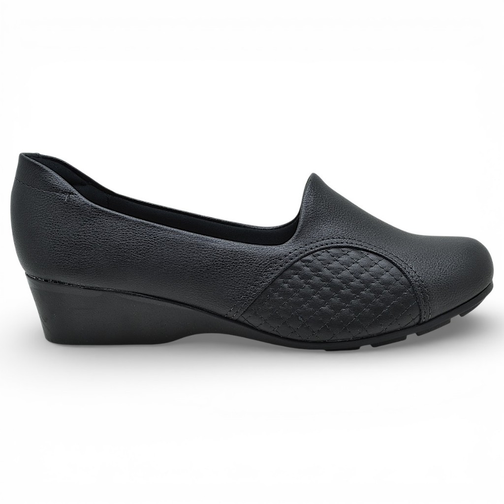 Sapato Feminino Modare Conforto Ortopedico Joanete Anabela Salto Baixo Original