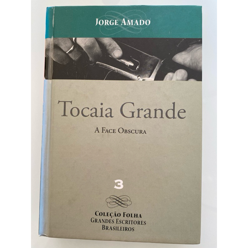 Livro Tocaia Grande - A Face Obscura. Jorge Amado. Coleção Folha 3 - Grandes Escritores Brasileiros