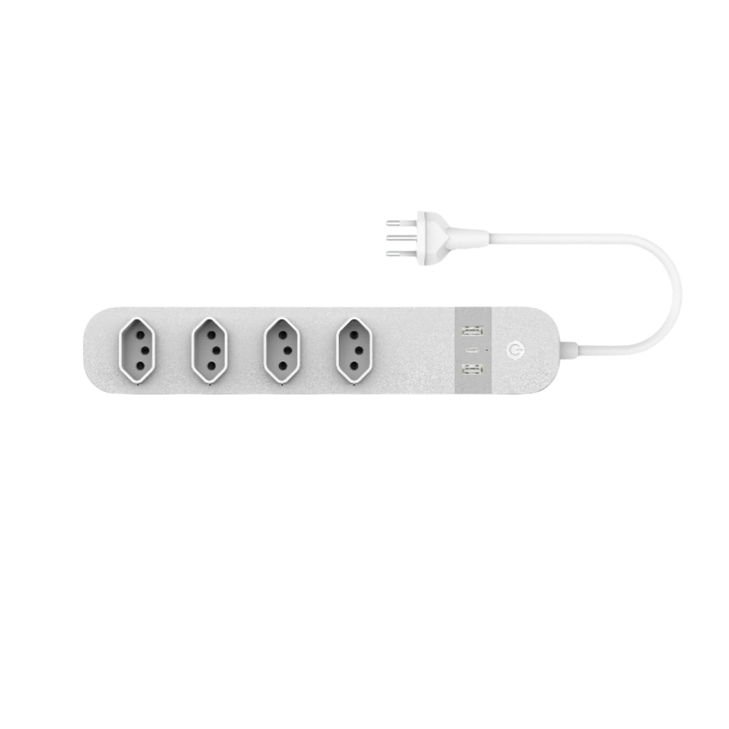 Filtro de Linha Inteligente Wi-Fi Antichama 750C Protecao contra Sobrecarga USB C