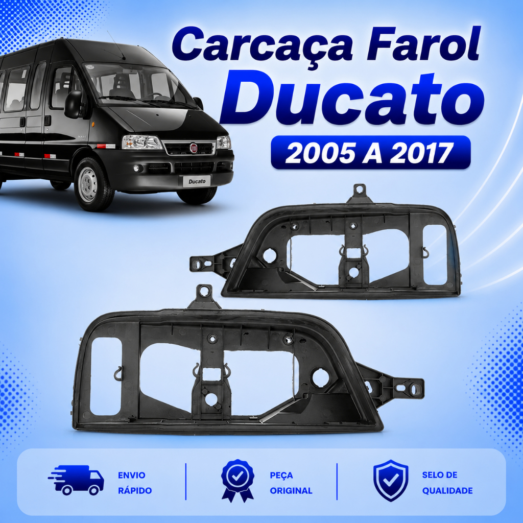 Carcaça Farol Ducato ANO 2005 A 2017
