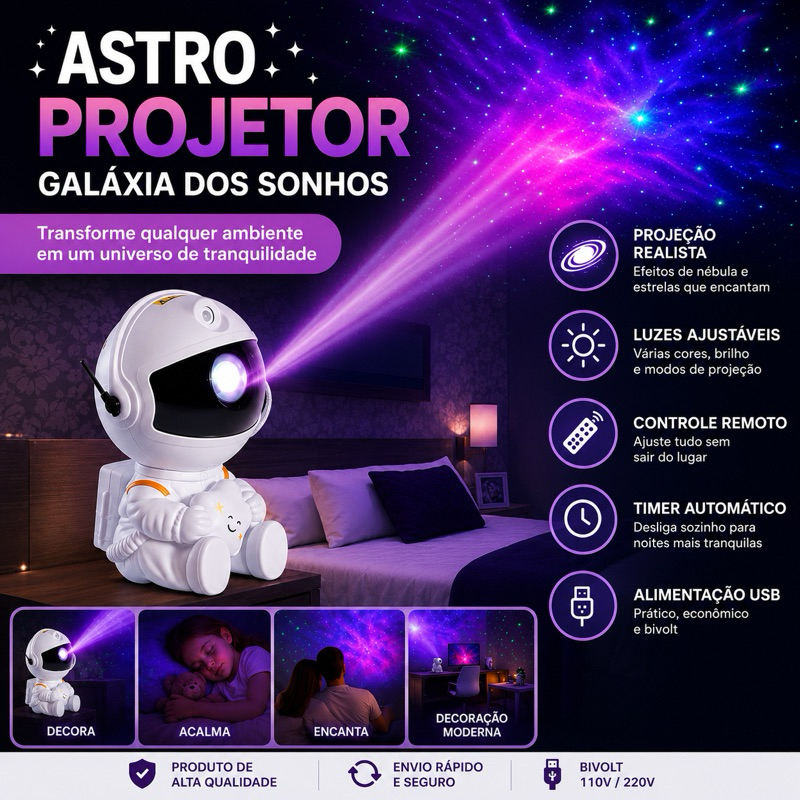 Astronauta Estrela de Segurar Astronauta Estrela de Projeção Quarto de Lâmpada Astronauta de Cabeceira Ornamentos Contro