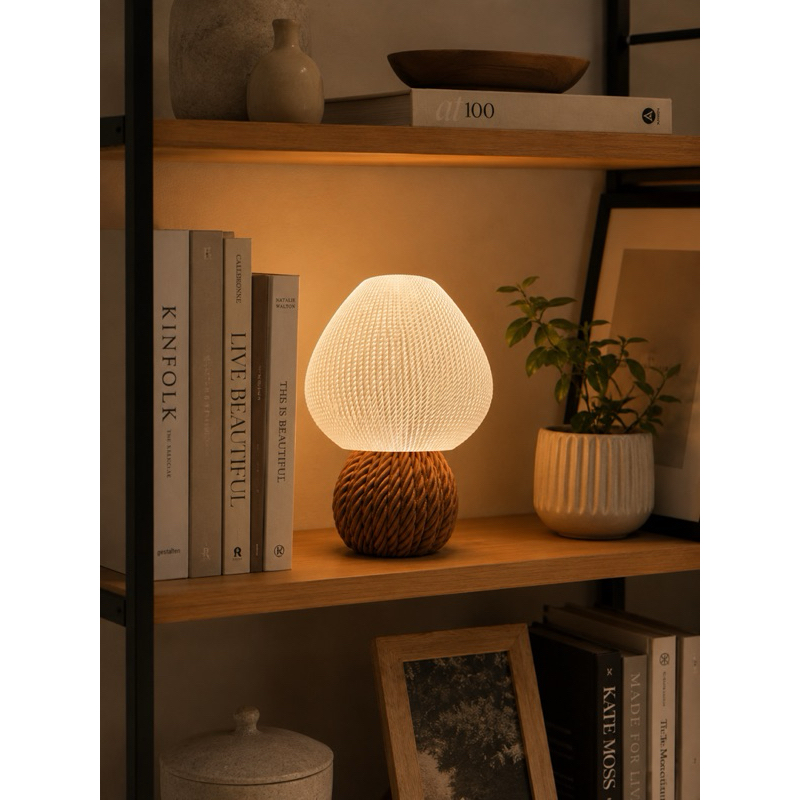 Abajur Decorativo Ninho Design Moderno aconchegante para casa ou escritório