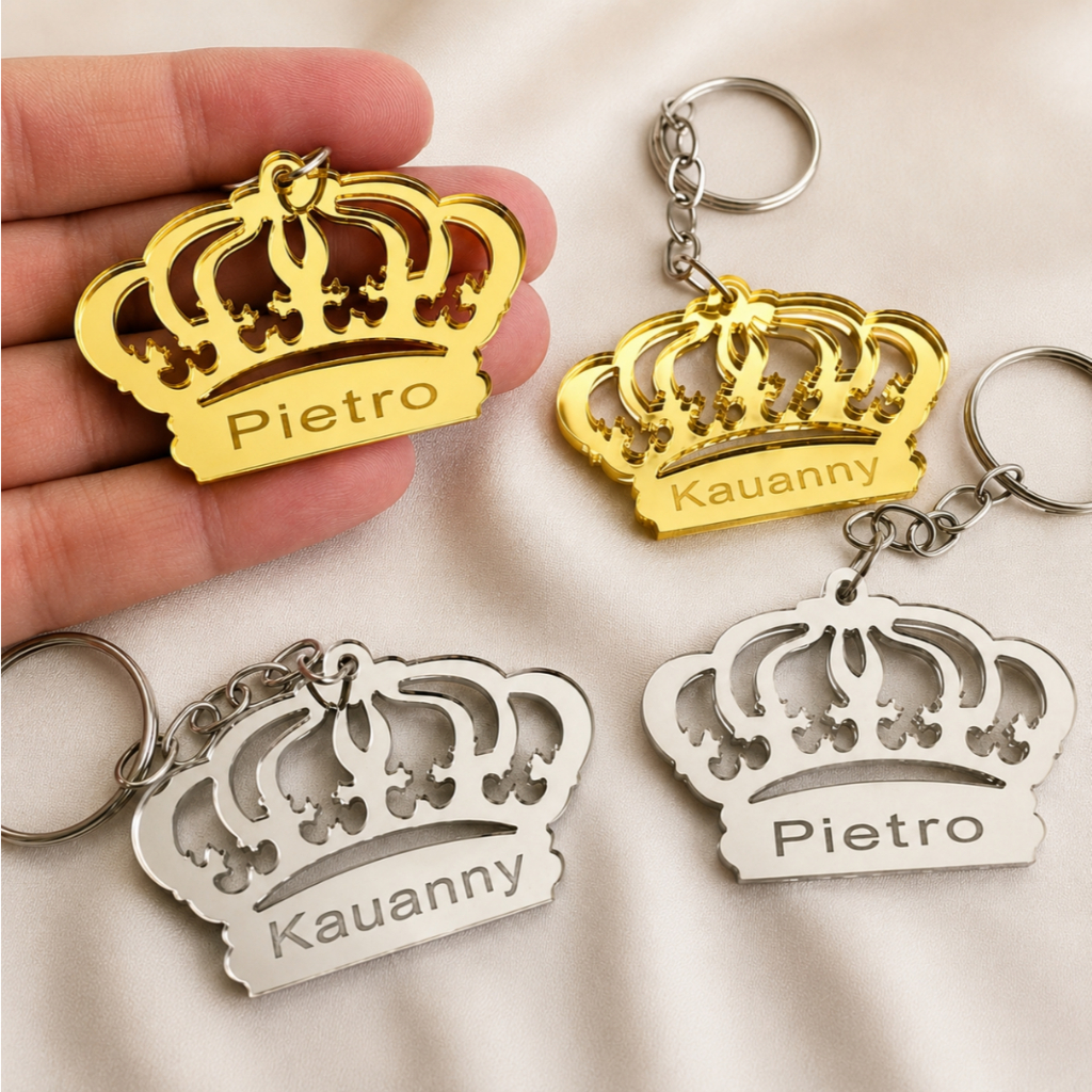 Kit Chaveiros de Acrílico Personalizados para Lembrancinha de Festa, Presente, Aniversário e Eventos