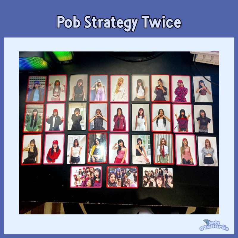 Pobs Twice Strategy Oficial Nayeon - Jeongyeon - Momo - Sana - Jihyo - Mina - Dahyun - Chayeong - Tzuyu - OT9