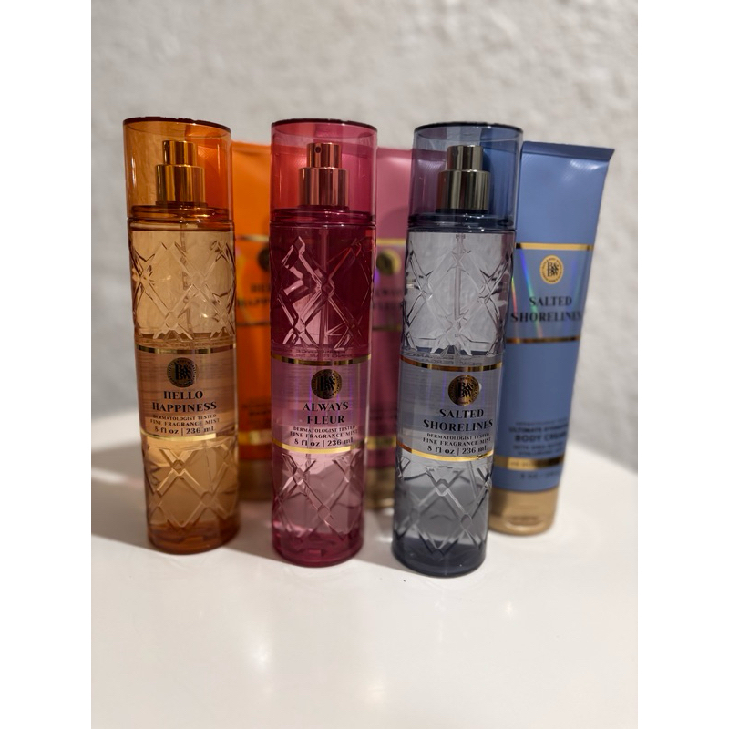 kit Body Splash Luxuries e Body Cream de Bath & Body Works - Original Importado dos Estados Unidos