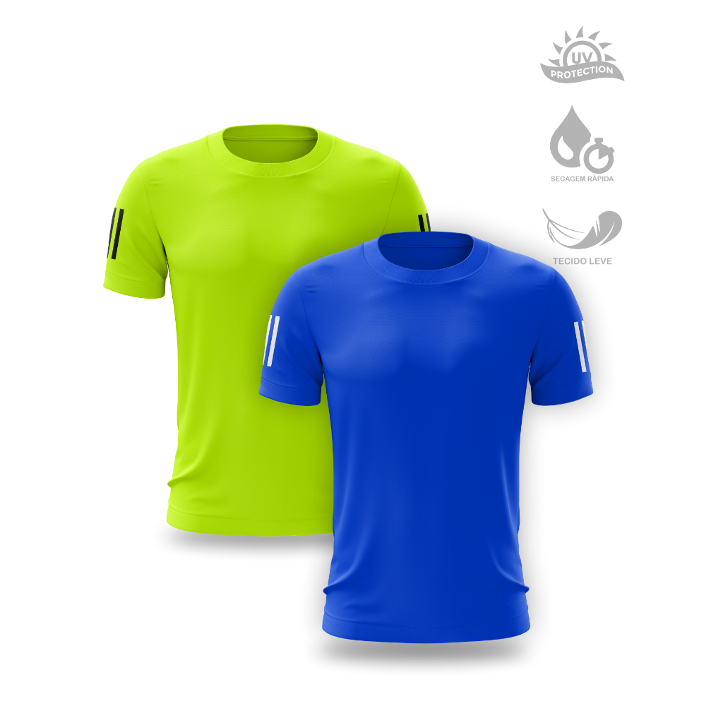 Camiseta de treino Kit com 2 peças