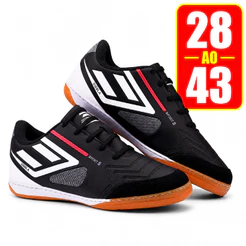 Chuteira Futsal Salão Profissional Palmilha Gel Quadra Masculina Infantil Feminina Colada Costurada
