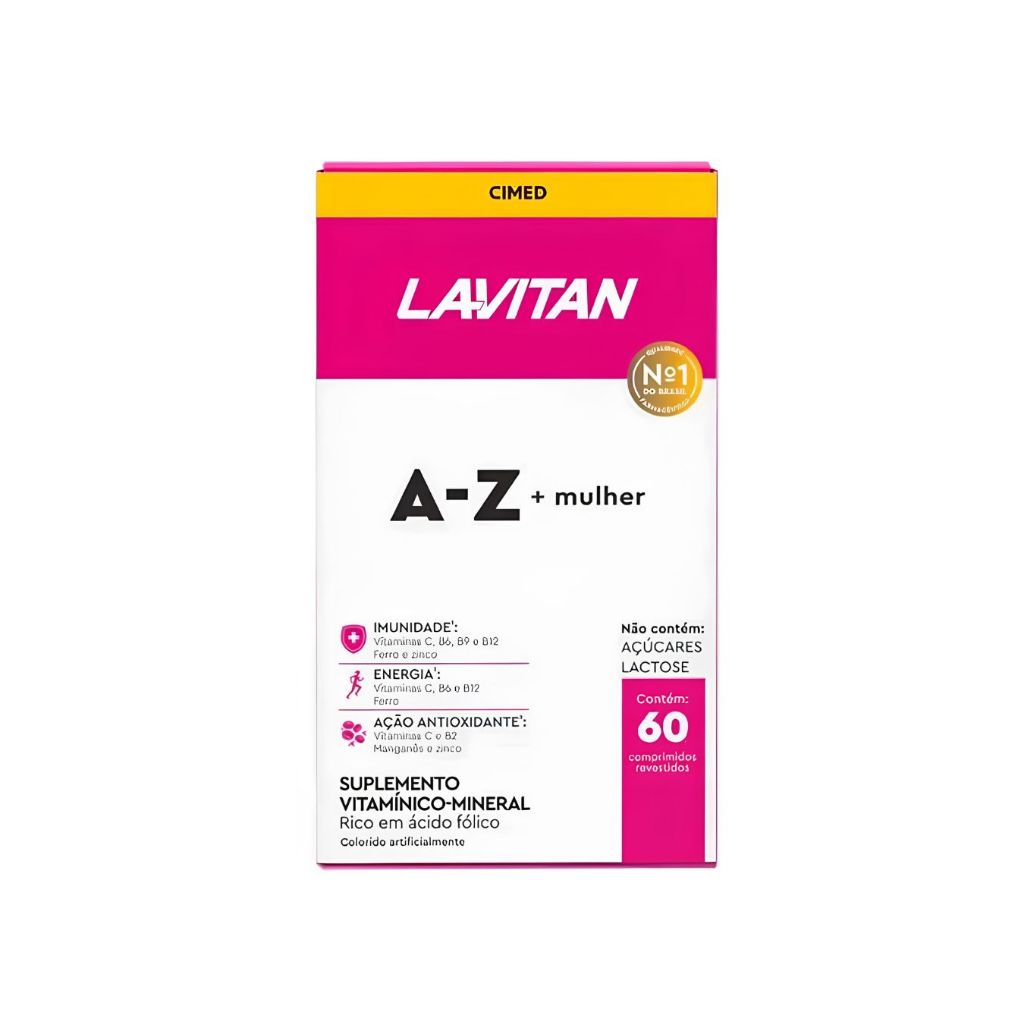 MULTIVITAMINICO AZ MULHER 60 E 90 COMPRIMIDOS - CIMED