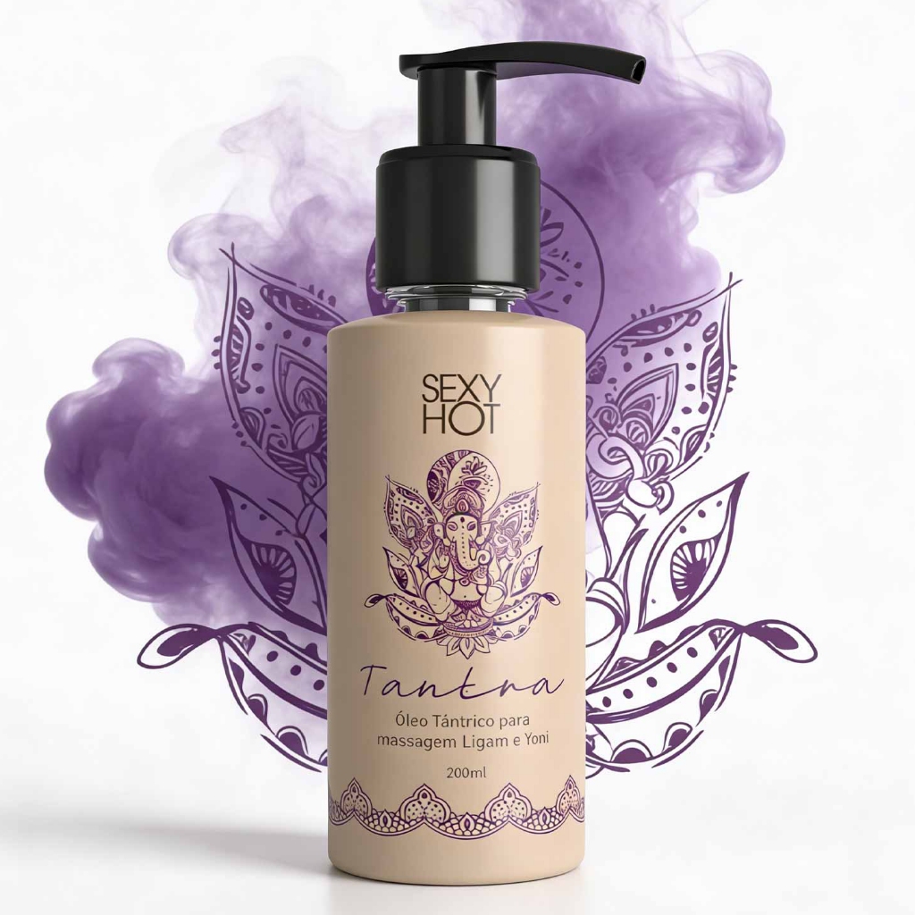Óleo Tantrico Massagem Tantra Lingam E Yoni 200ml - Sexy Hot