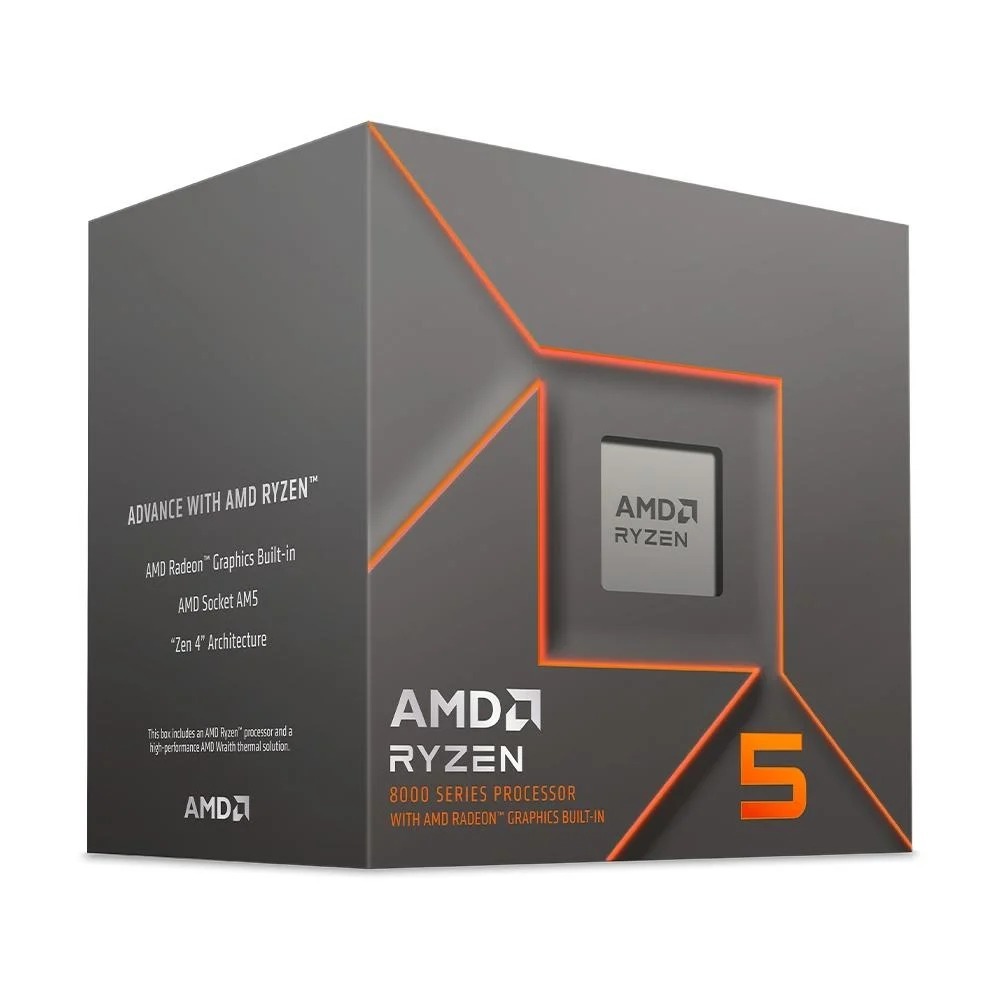 Processador AMD Ryzen 5 8500G, 6/12, (5.0GHz Turbo)AM5 BOX lacrado