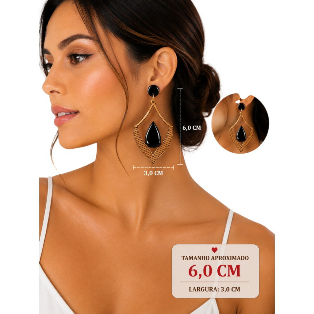 Brincos Femininos em MDF com Resina | Modelos Exclusivos | Leves | Diversos Modelos | Moda Feminina