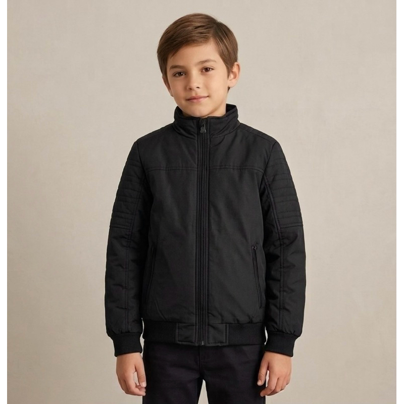 Jaqueta Infantil Masculina menino Casual - Estilo Europeu - Inverno 2026 - qualidade do 8 ao 16