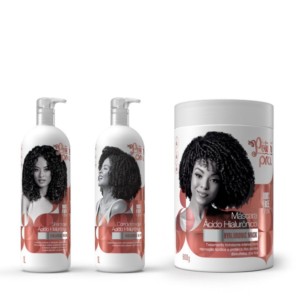 Kit Shampoo + Condicionador + Máscara Soul Power PRO - Hidratação e Maciez