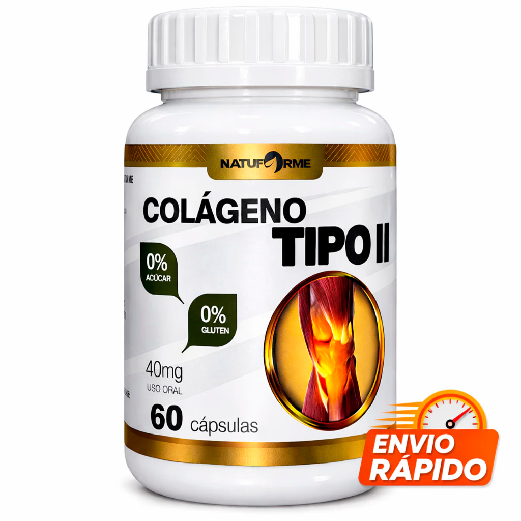 COLÁGENO TIPO 2 para Joelho Artrite Artrose Articulação Cartilagem - POTE PARA 30 DIAS USO — imagem 2 de 2