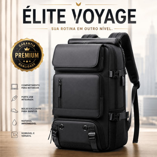 Mochila Executiva Notebook USB Dobrável Impermeável Viagem Trabalho Masculina Feminina