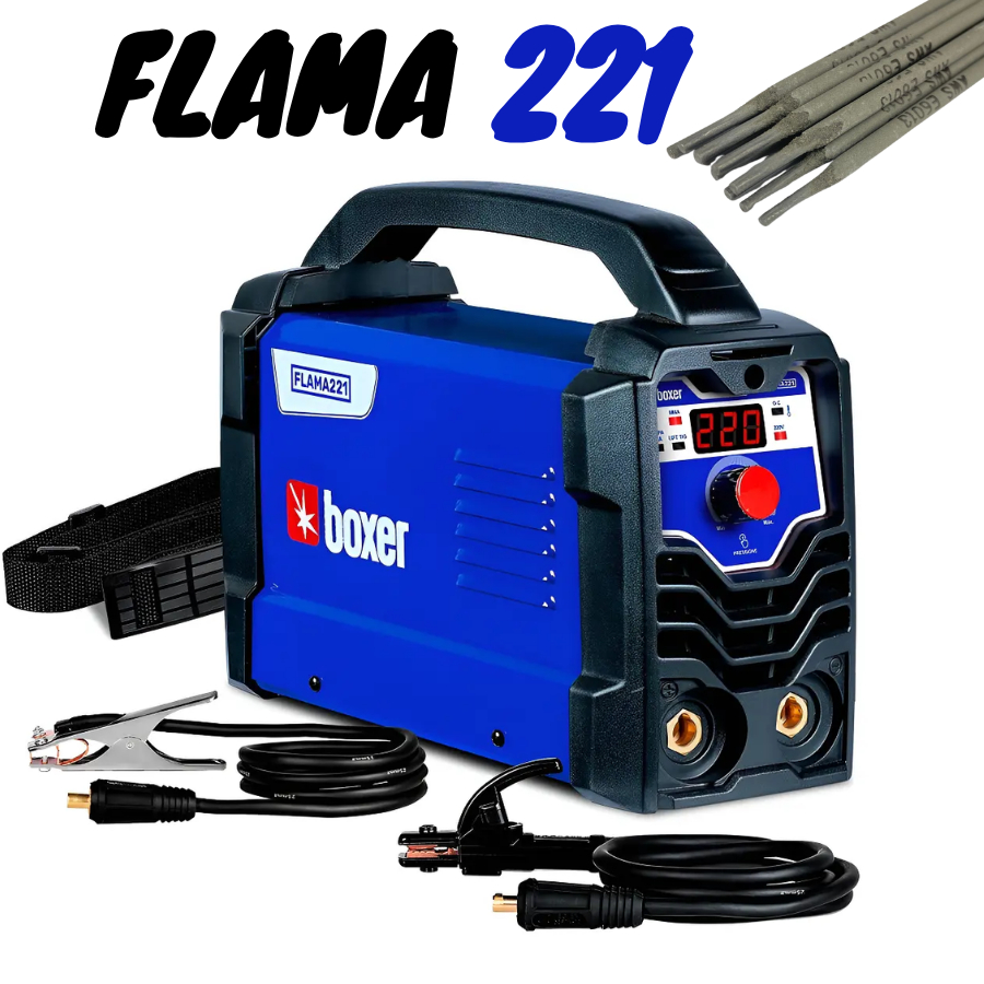 Máquina De Solda Inversora Flama 221 (220v) 220amp - Boxer