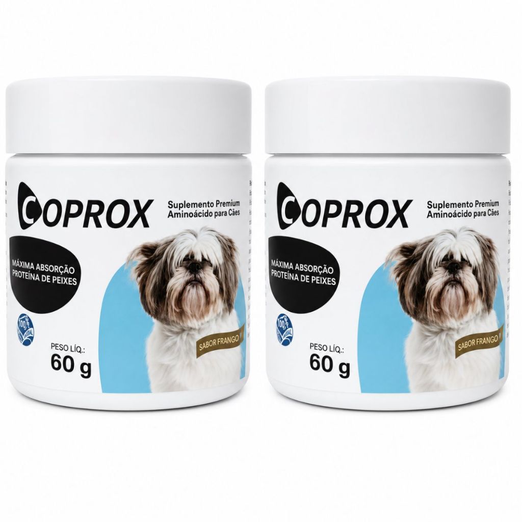 2 Coprox 60g Suplemento P/ Cães Coprofagia Duprat - Nourrie