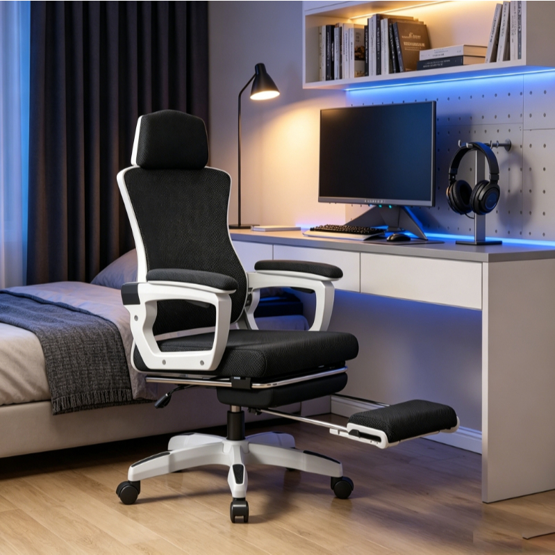 Cadeira Gamer Profissional Reclinável Giratória Ergonômica Tela Mesh Apoio para 