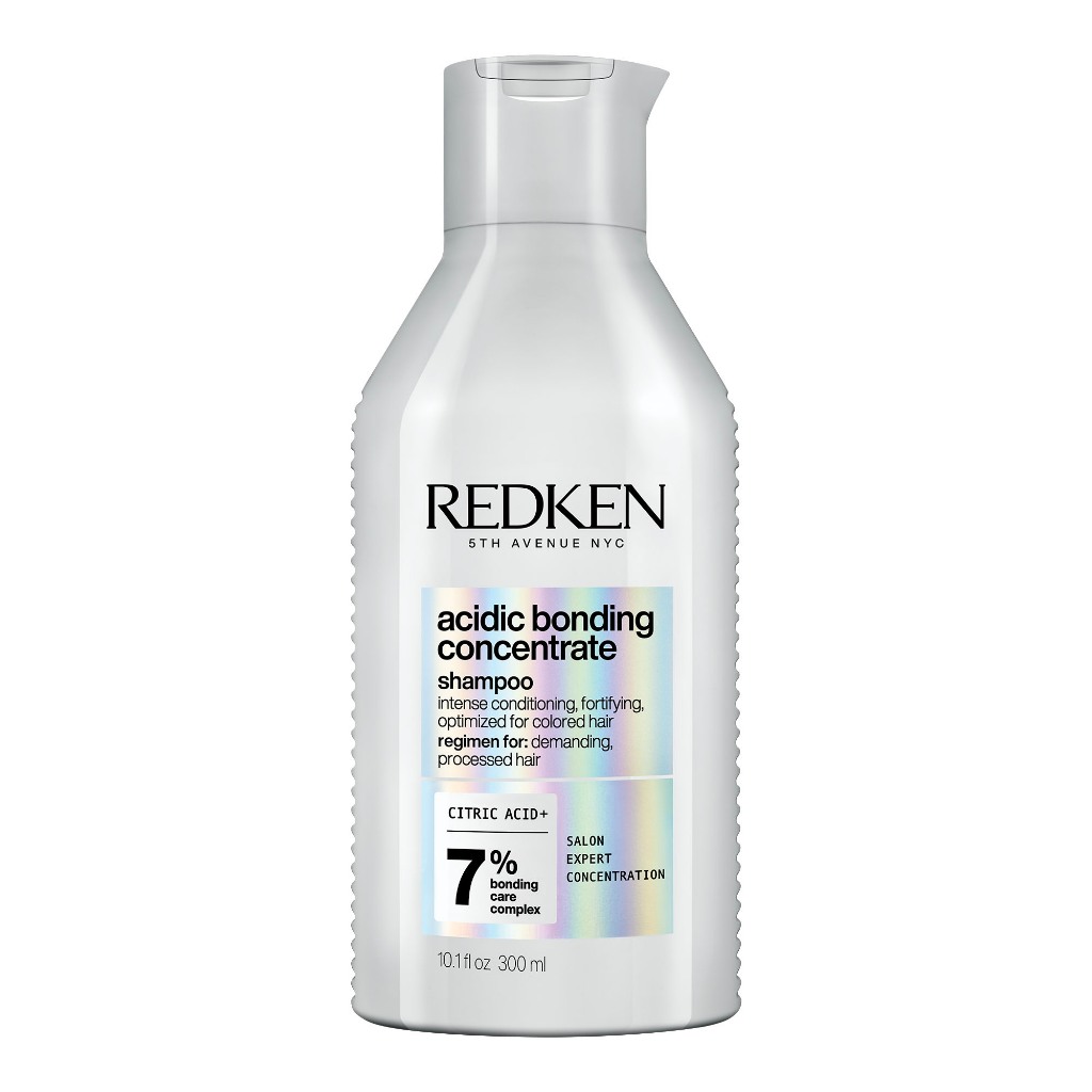 Redken Shampoo Acidic Bonding Concentrate, Reparação de Cabelos Danificados, Concentrado de ligação ácida, 300ml