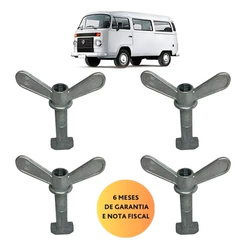 4 Parafuso Presilha Banco Kombi Clipper Carat 1976 A 2013