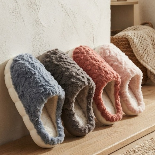 Pantufa Nuvem Adulto Antiderrapante Peluciada Super Macia Quentinha Masculina e Feminina