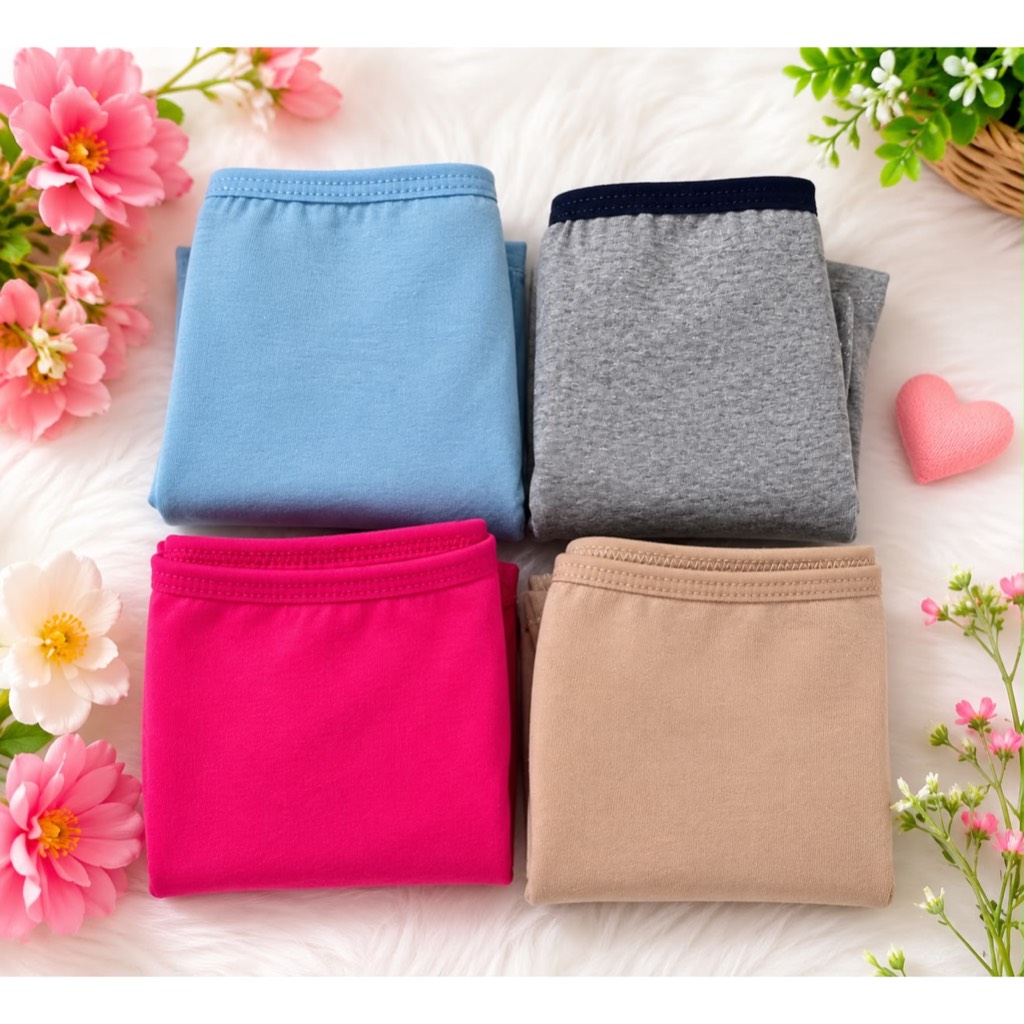 Kit 3 Calcinhas Boxer Infantil Menina | Shortinho Infantil Feminino em Algodão Confortável