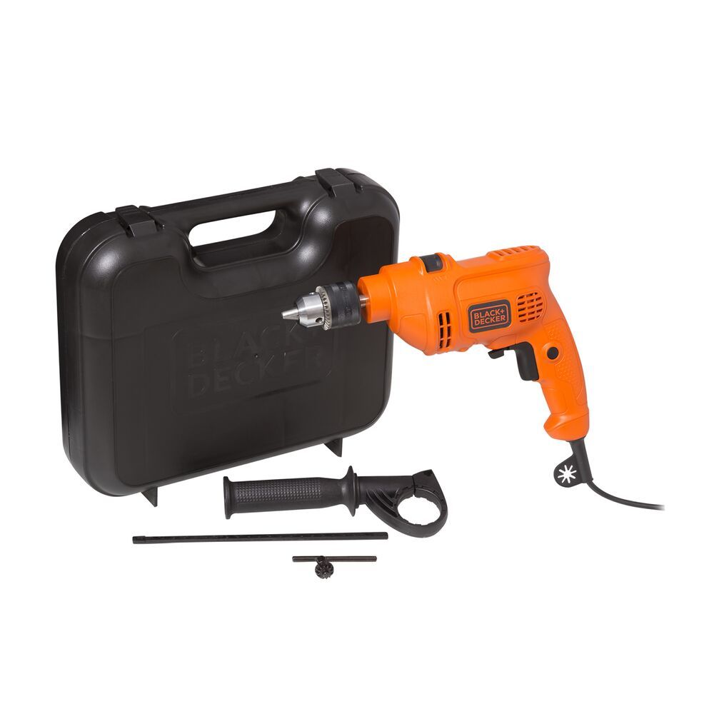 Furadeira de Impacto Preto+DECKER TM555KBR 13mm 560W 127V