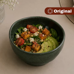 Bowl De Cerâmica Orgânico Arauco Verde 558ml Porto Brasil - Original