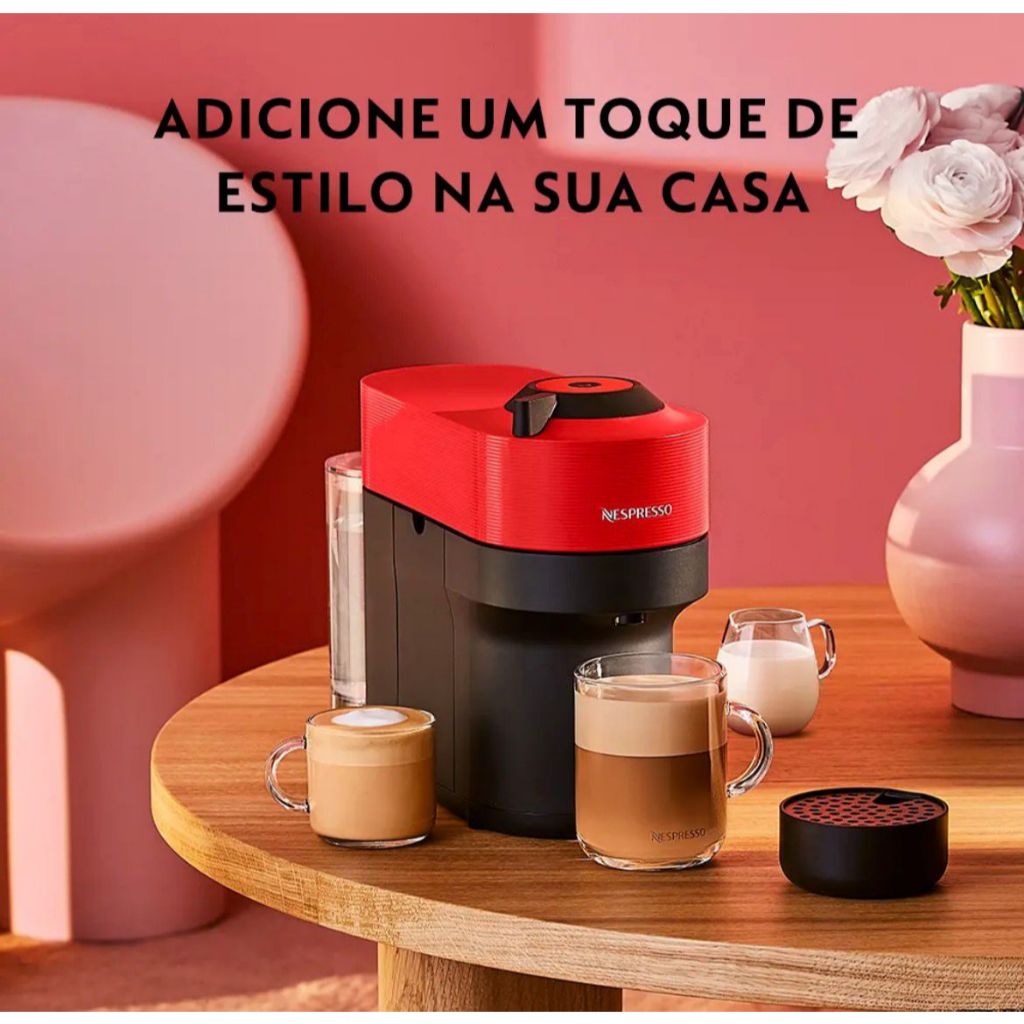 Cafeteira Nespresso Vertuo Pop Vermelho - 127W