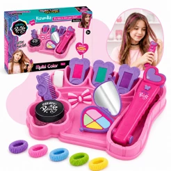 Kit Mechas Salão Coloridas Kit Menina Pinte O Cabelo Brilho Menina Infantil Pintar o Cabelo Kizumba
