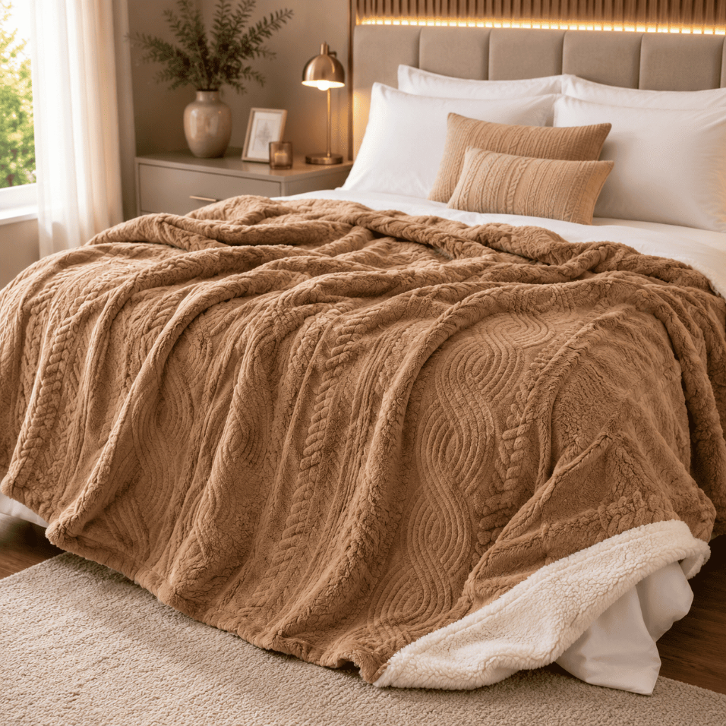 Cobertor Manta Sherpa Premium 2,10x1,90 Super Quente e Grossa