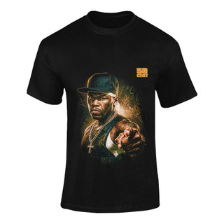 Camiseta 50 Cent Cantor Unisex Streetwear Trap Rapper Hip-Hop