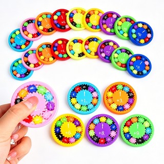 Spinner Educativo Tabuada Brinquedo Anti Estresse Criança Fidget Alivia Ansiedade Cor Ale…