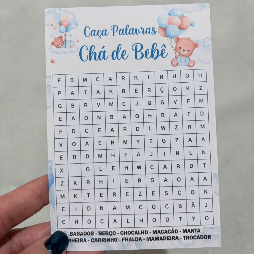 Caça Palavras Chá de Bebê — imagem 2 de 2