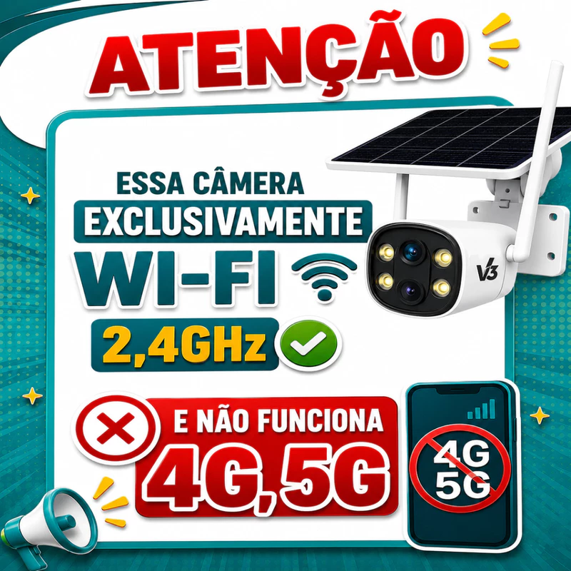 Câmera de Segurança V3 A808 Wi-Fi HD 1080p Interna — foto 2