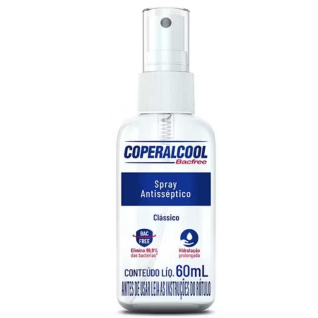 Spray Antisséptico Higienizador De Mãos Bacfree 60ml
