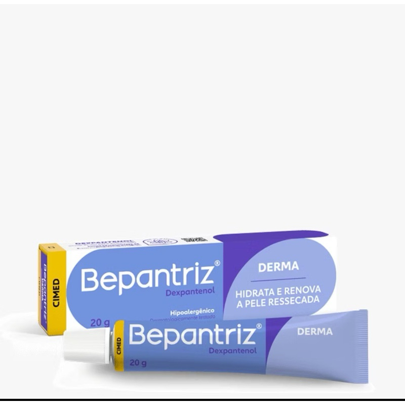 Pomada Bepantriz Derma Hidratante Dexpantenol Creme Hidrata e Renova A Pele Ressecada 20g Original