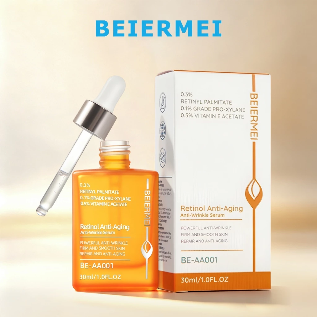 BEIERMEI Sérum 30ml Antirrugas com Retinol e Antienvelhecimento / 1.0 FL.OZ Antirrugas intenso Aperta e suaviza a pele — imagem 1