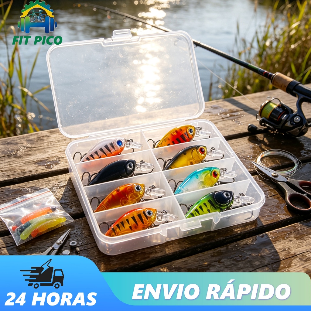 Isca Dura Crankbait Mini 4,5cm 3,5g Meia Água, Isca Artificial para Pesca, Nado Realista Alto Desempenho, Cores Sortidas
