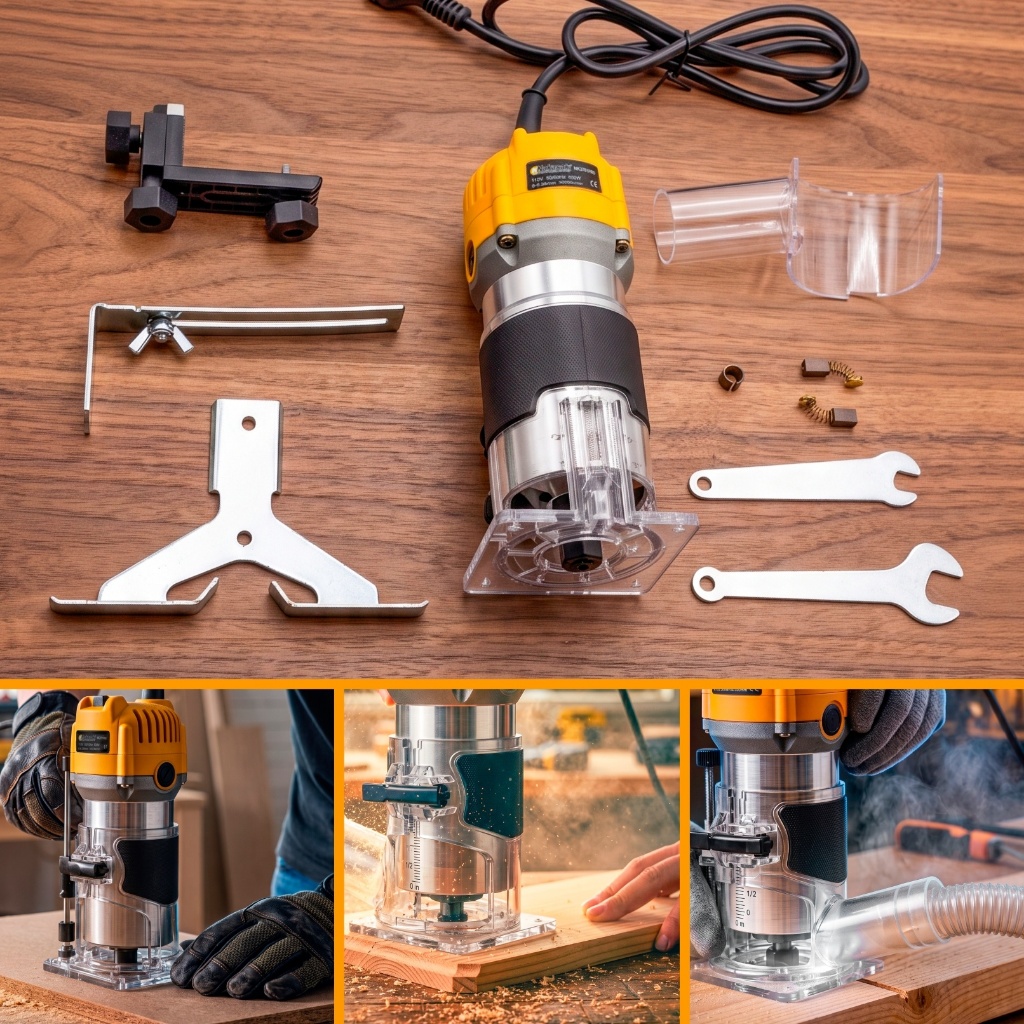 Tupia Manual Laminadora Nakasaki 900w 6mm Desempenho Profissional Variável Elétr
