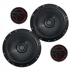 KIT 2 VIAS COM BOMBER BBR 6" MONTADORA + 2 TWEETERS BL20 160W RMS QUALIDADE ORIGINAL SOM AUTOMOTIVO PREMIUM