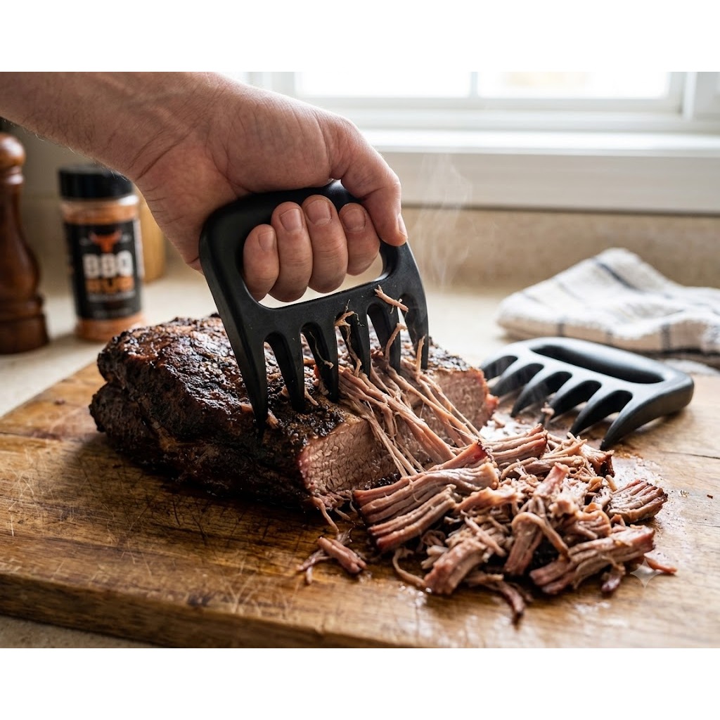 Garra de Urso para Churrasco Desfiar Carne e Facilitiar Manuseio Fácil Uso Ergonômico