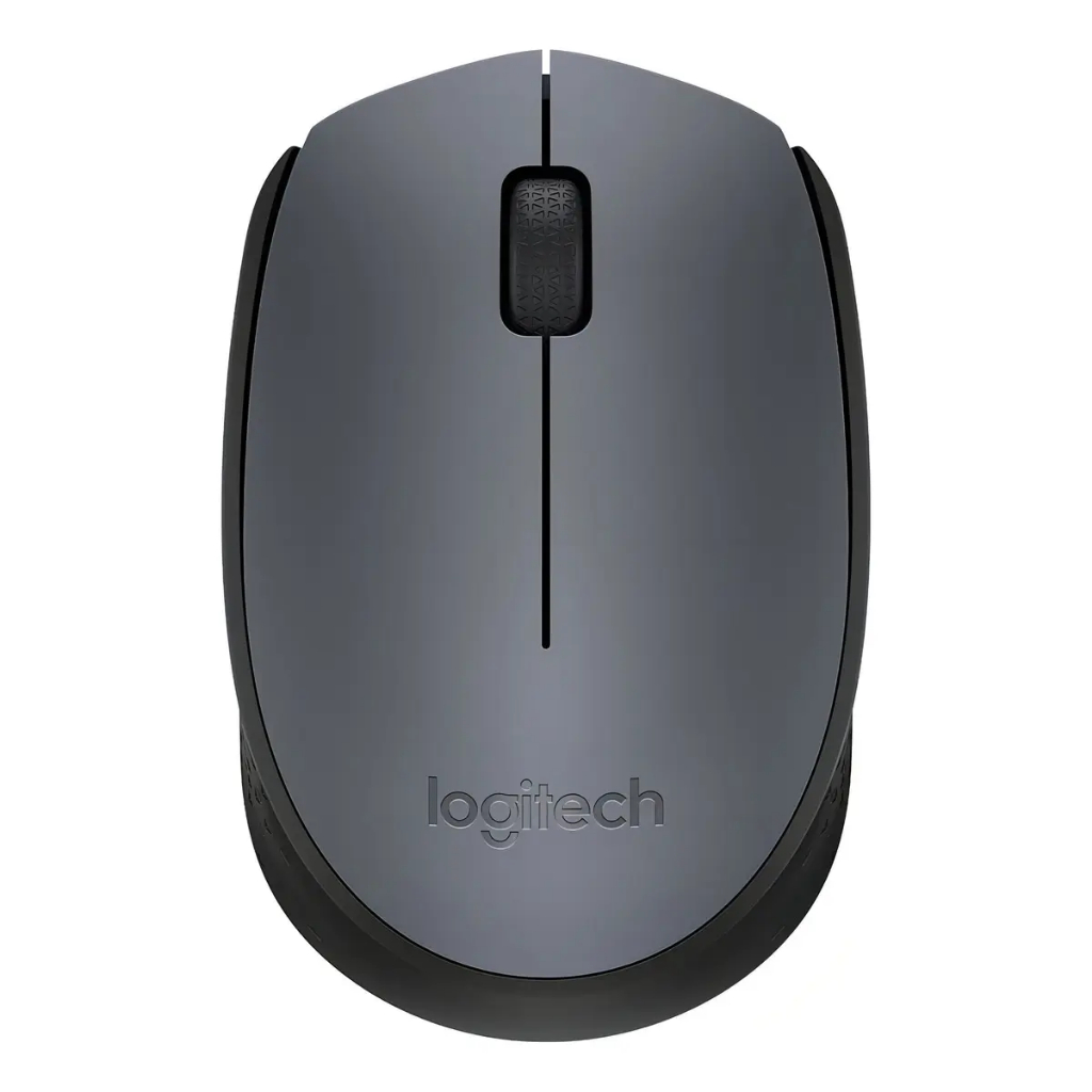 Mouse sem fio Logitech M170 Cinza/Preto 2.4GHz