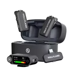 Hollyland Lark Max 2 Microfone Sem Fio 32 Bits com IA, 340m Alcance e Áudio Profissional