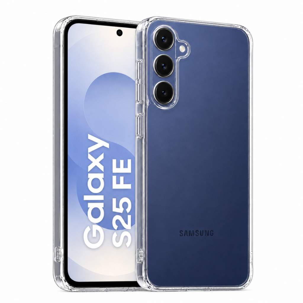 Capa Capinha Anti Impacto Para Samsung Galaxy S25 FE Transparente Anti Shock  Reforçada Proteção Câmera