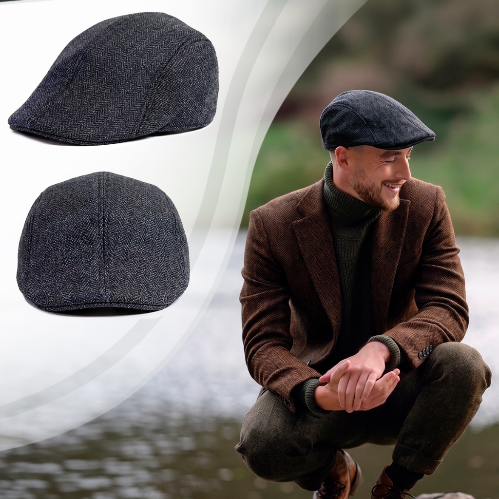Boina Italiana Boné Gatsby Unissex Estilo Artista Europeu Retrô Casual Vintage Clássica Premium