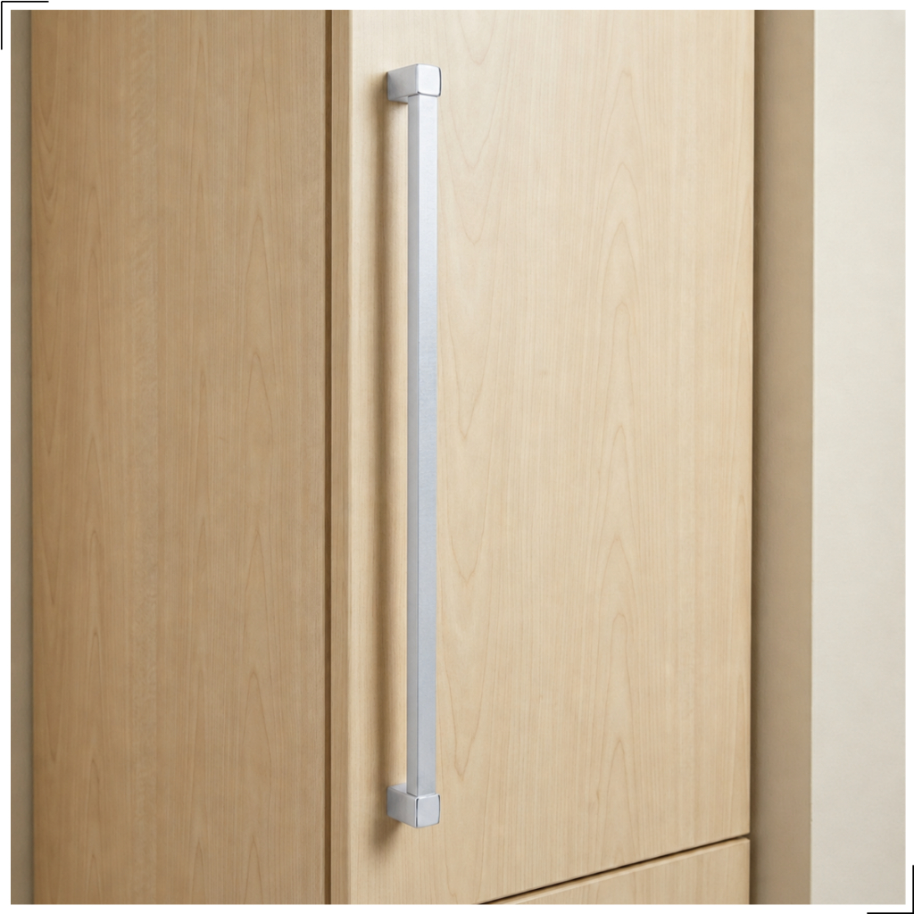 Kit 2 Puxador 50cm Para Móveis Haste Ajustável Porta Gaveta Fosco Cromado Alça — imagem 2 de 2