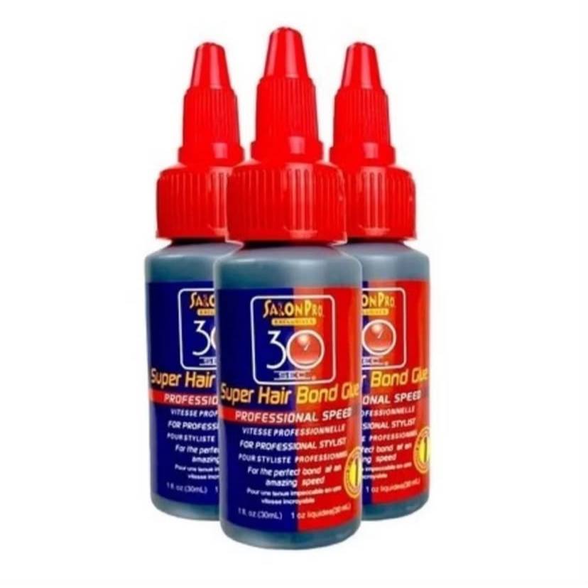 ￼Super Cola 30ml Para Alongamento Mega Hair 30 segundos Salon Pro.